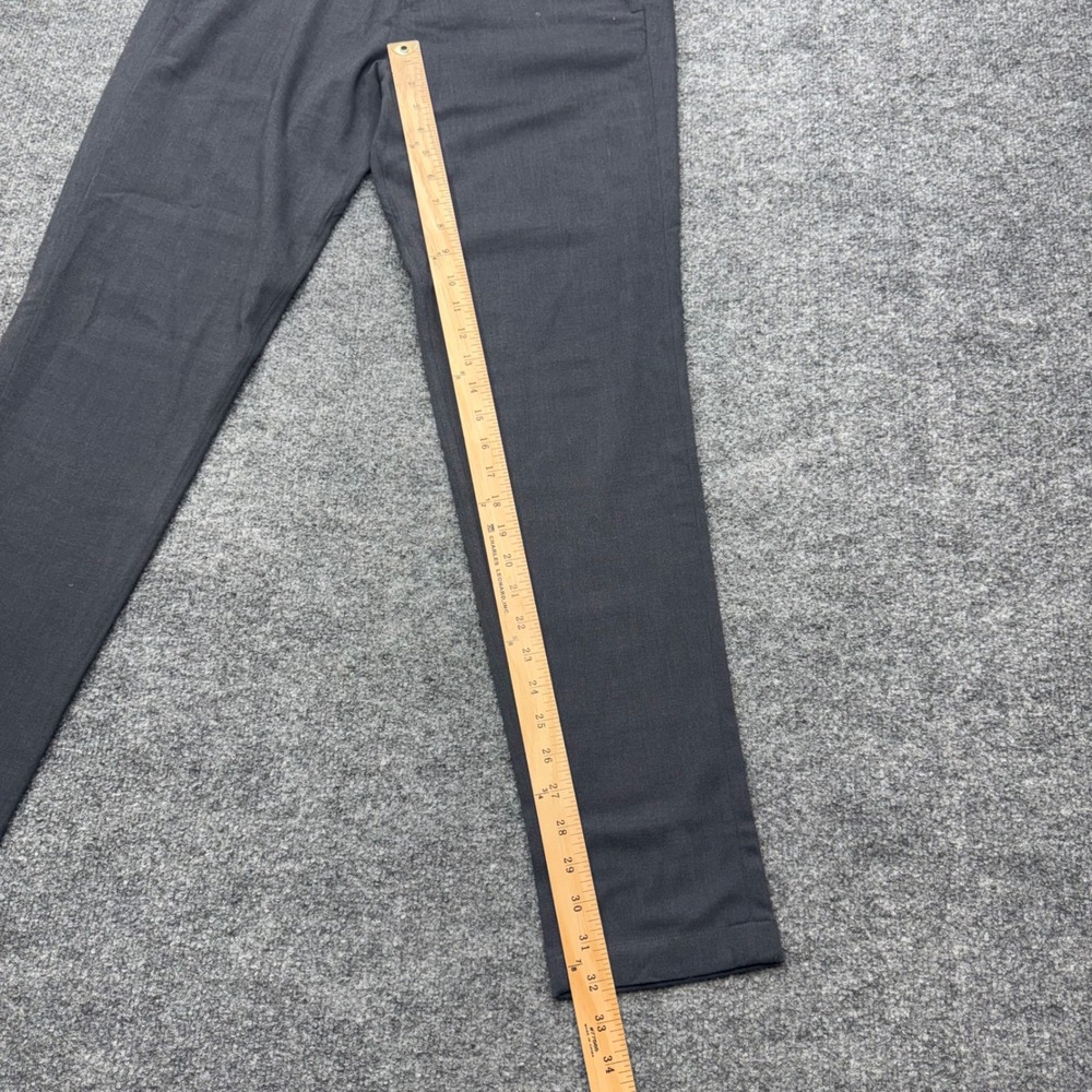 Lululemon Commission Pant Slim Wool Charcoal Grey 31 Mens Chino Dress Trousers - Picture 5 of 8